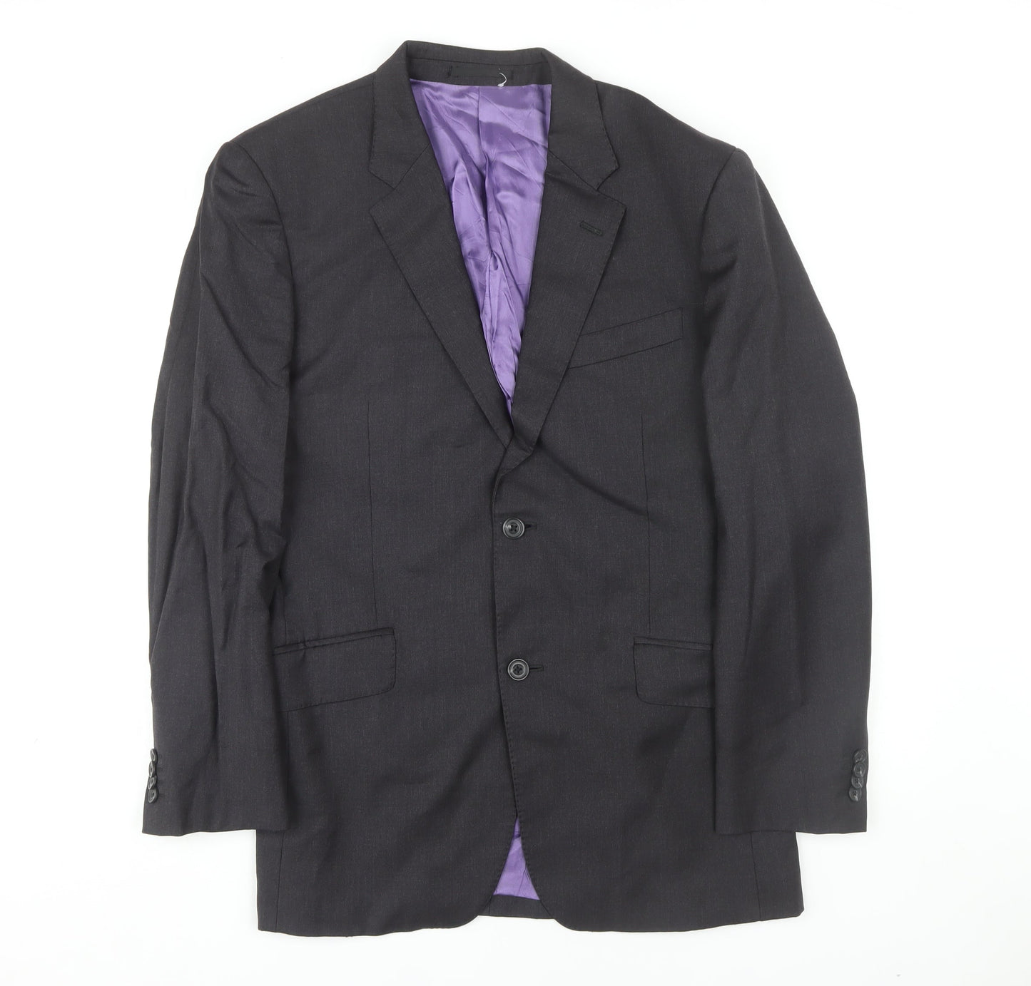 Mens UK Size 40 T.M.Lewin Regular Grey Suit Jacket