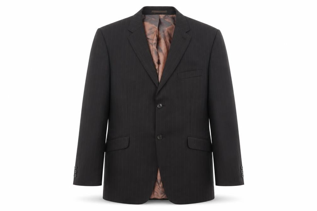 Mens UK Size 42 Jeff Banks Regular Brown Suit Jacket