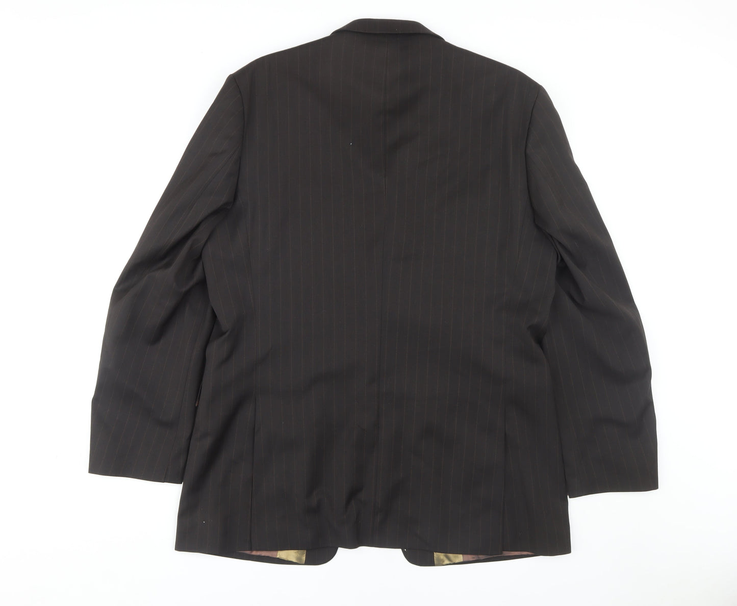 Mens UK Size 42 Jeff Banks Regular Brown Suit Jacket