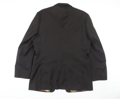 Mens UK Size 42 Jeff Banks Regular Brown Suit Jacket