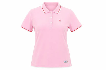Womens UK Size XL le coq sportif Pink Basic Polo