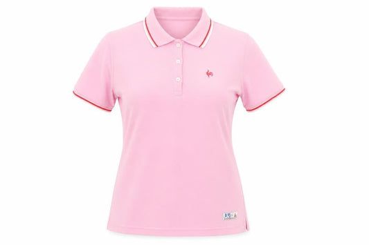 Womens UK Size XL le coq sportif Pink Basic Polo