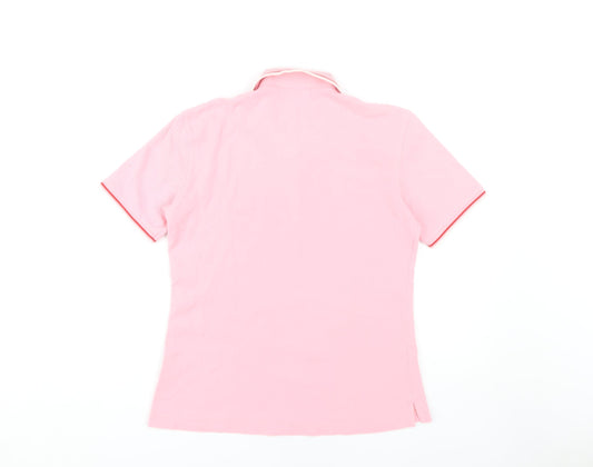 Womens UK Size XL le coq sportif Pink Basic Polo
