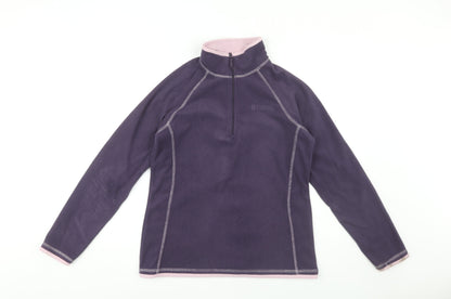 Womens UK Size 10 Mountain Warehouse Purple Pullover Sweatshirt