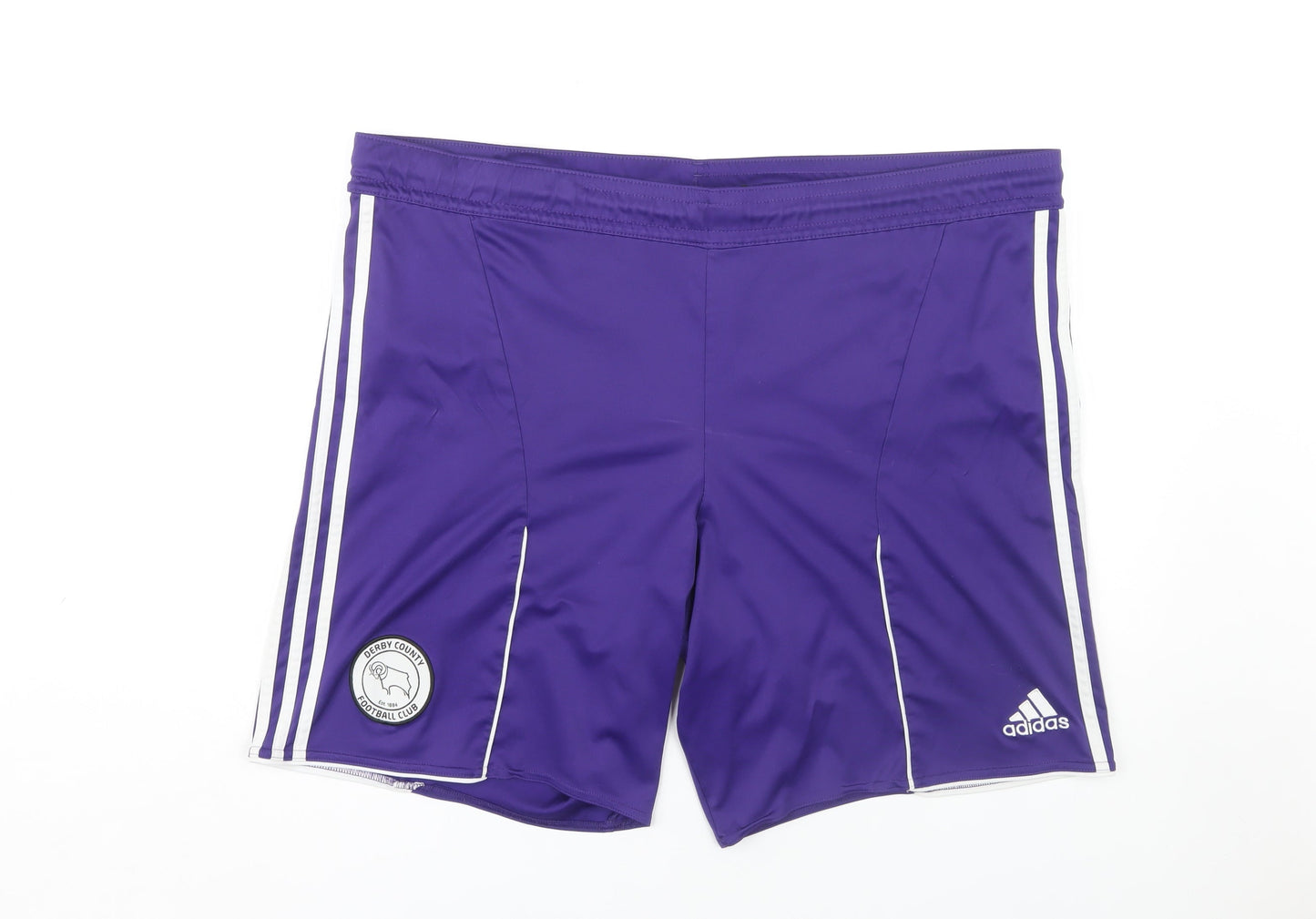Adidas Men's Purple XL Athletic Football Shorts