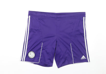 Adidas Men's Purple XL Athletic Football Shorts