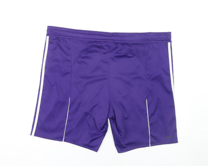 Adidas Men's Purple XL Athletic Football Shorts