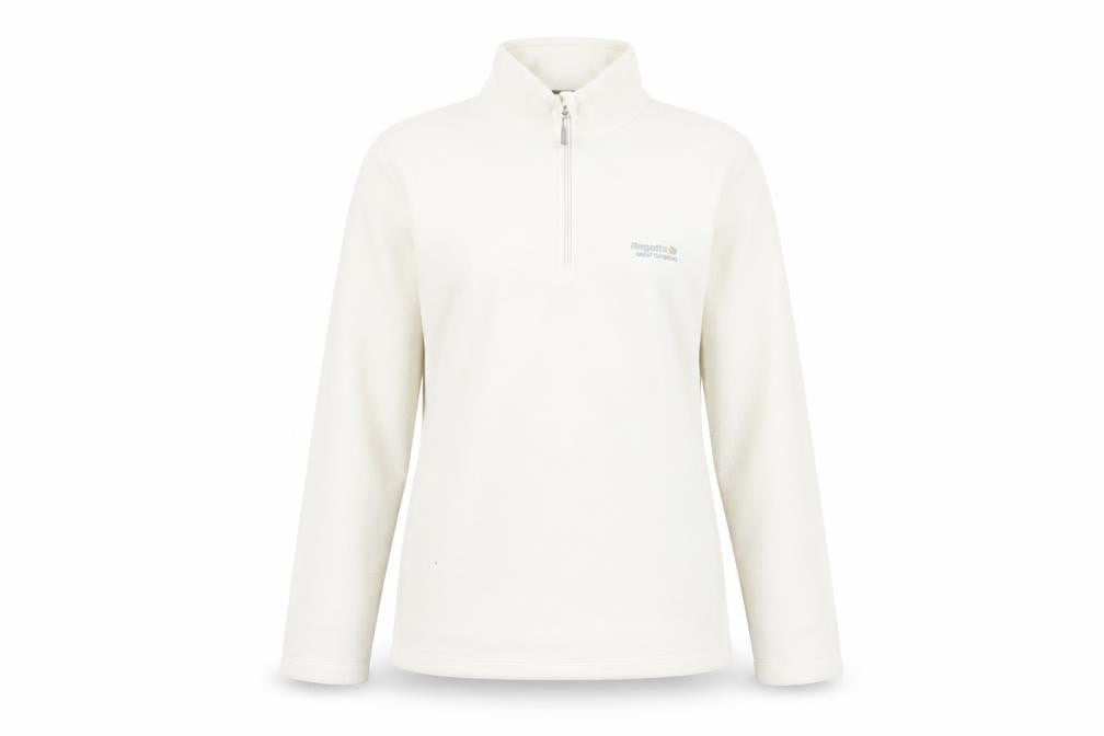 Womens UK Size 14 Regatta Ivory Henley Sweatshirt