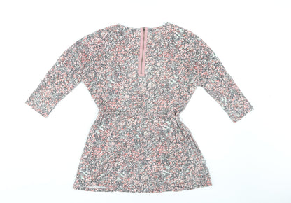 Womens UK Size 10 Fat Face Pink Basic Blouse