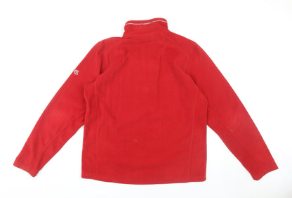 Mens UK Size M Craghoppers Red 1/4 Zip Sweatshirt