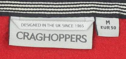 Mens UK Size M Craghoppers Red 1/4 Zip Sweatshirt