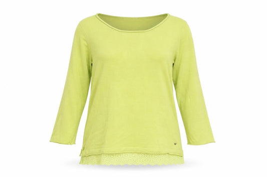 Womens UK Size 8 White Stuff Green Basic T-Shirt