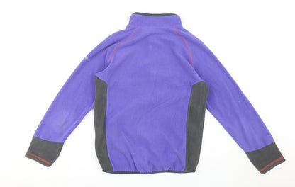 Regatta Women's Purple 1/4 Zip Sweatshirt Size L