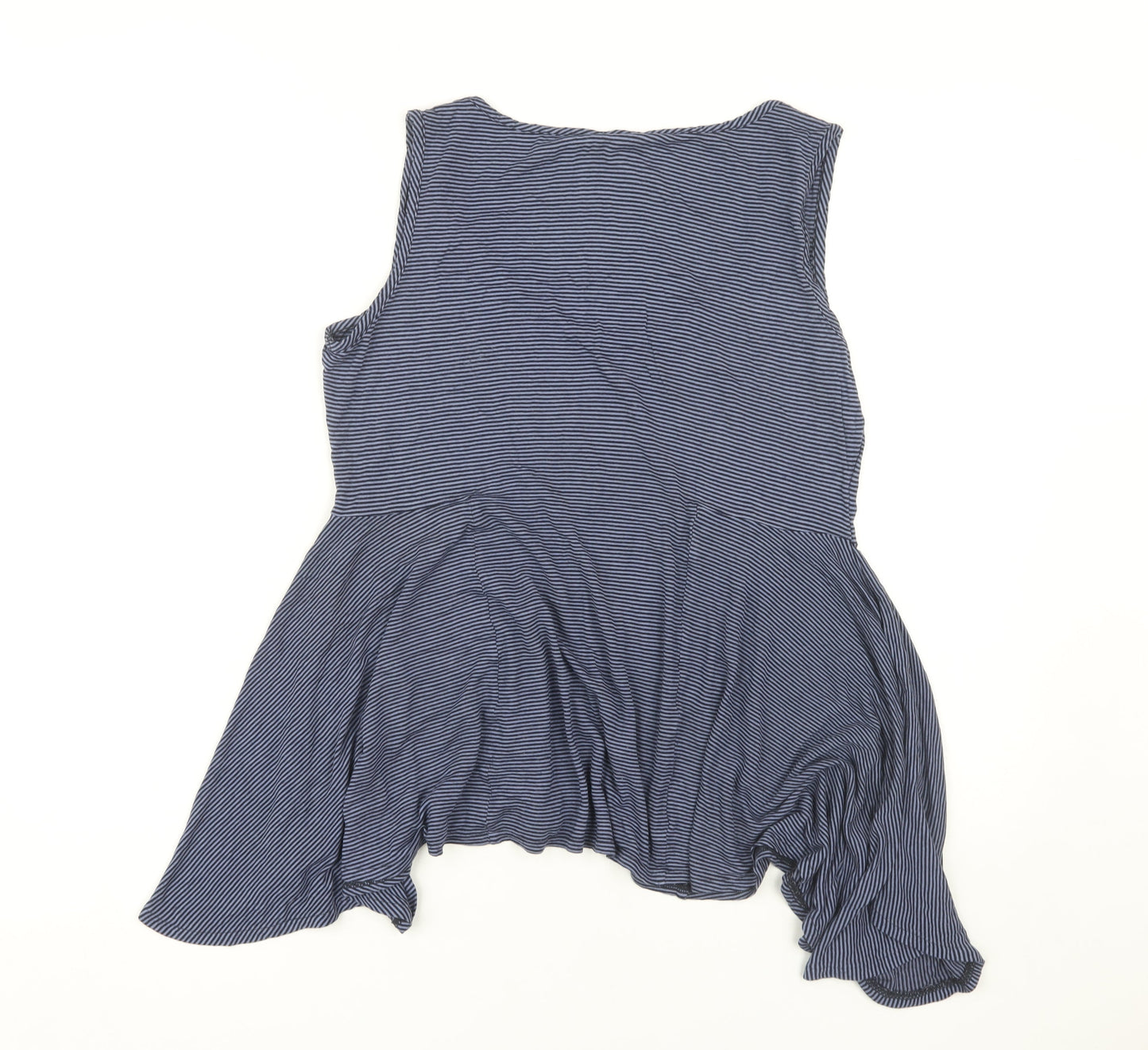 Womens UK Size S Kew 159 Blue Basic Tank