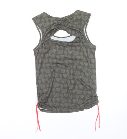 Womens UK Size S Trespass Green Basic Tank