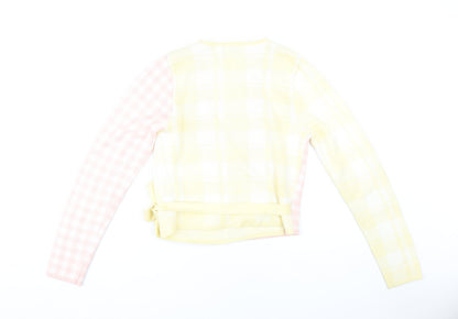 Womens UK Size UK 8 ASOS Design Multicoloured Wrap Jumper