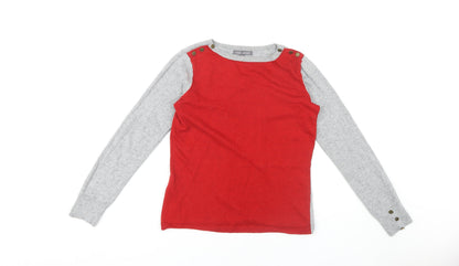 Womens UK Size 8 Laura Ashley Red Pullover Jumper