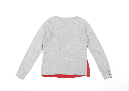 Womens UK Size 8 Laura Ashley Red Pullover Jumper