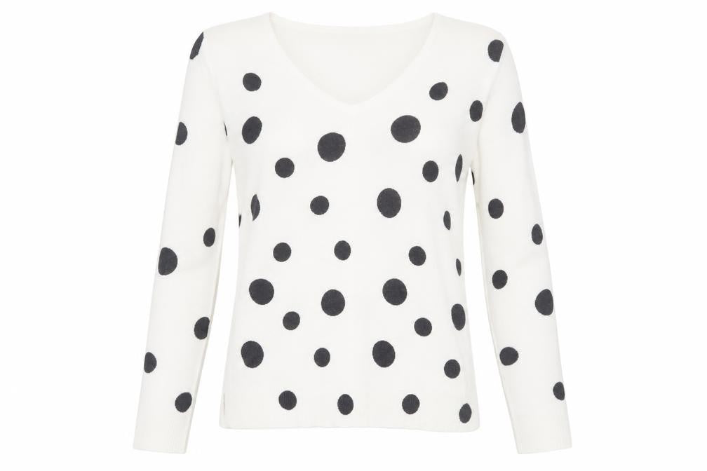Womens UK Size 6 Marks and Spencer White Pullover Jumper