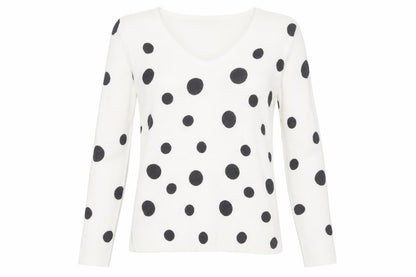 Womens UK Size 6 Marks and Spencer White Pullover Jumper