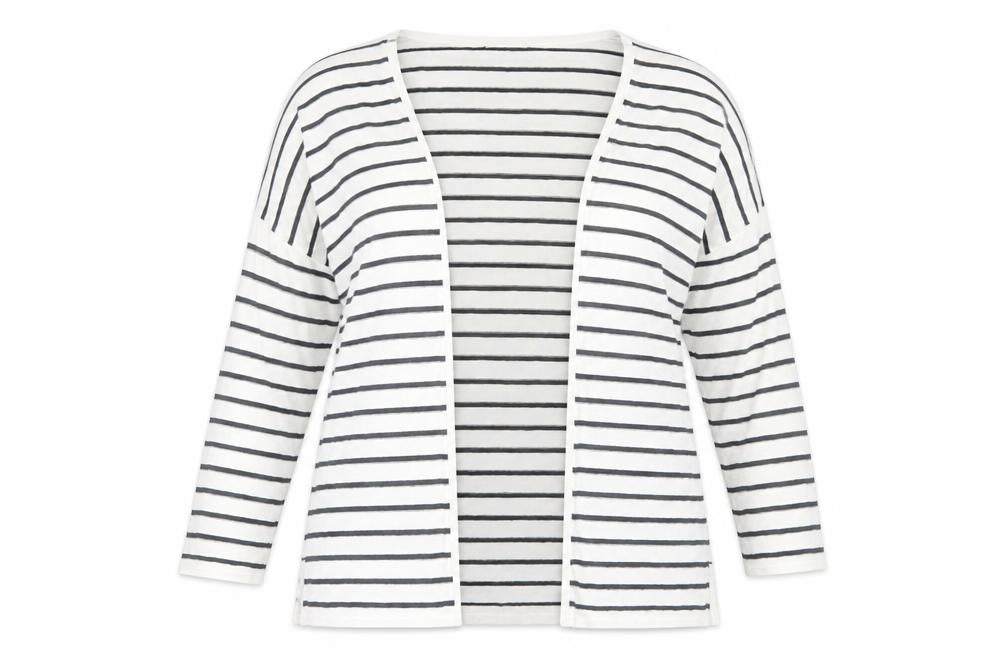 Womens UK Size 12 Warehouse White Cardigan Jumper