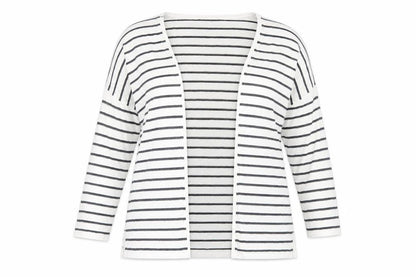 Womens UK Size 12 Warehouse White Cardigan Jumper