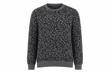 TANGO London Women's Grey Animal Print Jumper S