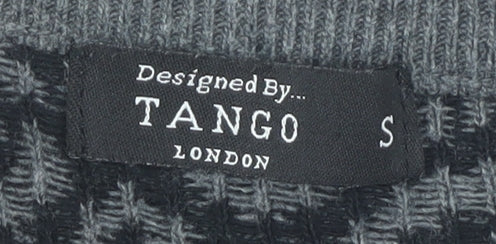 TANGO London Women's Grey Animal Print Jumper S