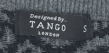TANGO London Women's Grey Animal Print Jumper S