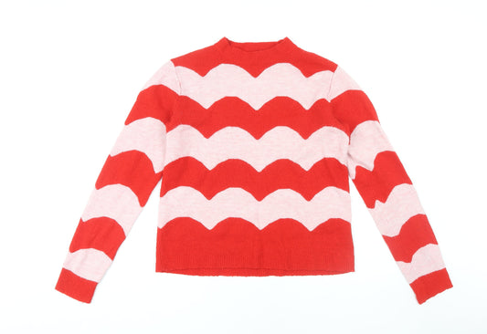 Womens UK Size 12 Red Herring Red Pullover Jumper