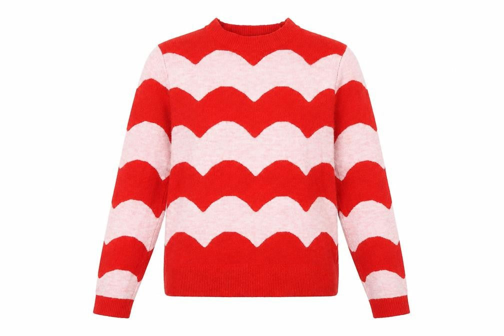 Womens UK Size 12 Red Herring Red Pullover Jumper