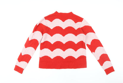Womens UK Size 12 Red Herring Red Pullover Jumper