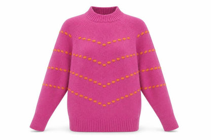 Womens UK Size S Klass Pink Pullover Jumper