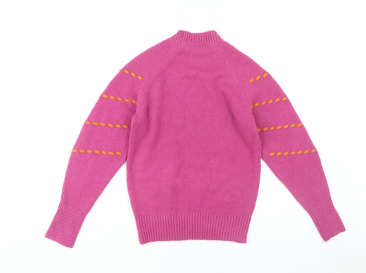 Womens UK Size S Klass Pink Pullover Jumper