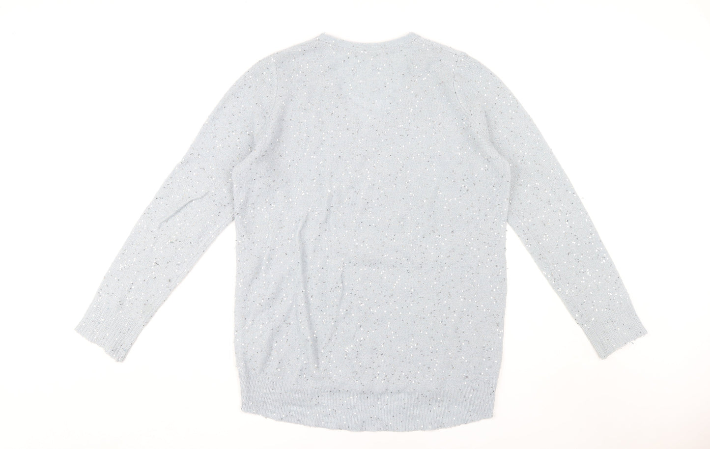 Womens UK Size S Oasis Grey Pullover Jumper