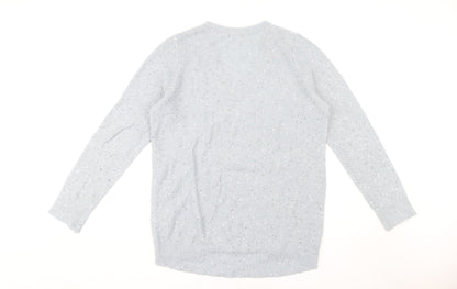 Womens UK Size S Oasis Grey Pullover Jumper