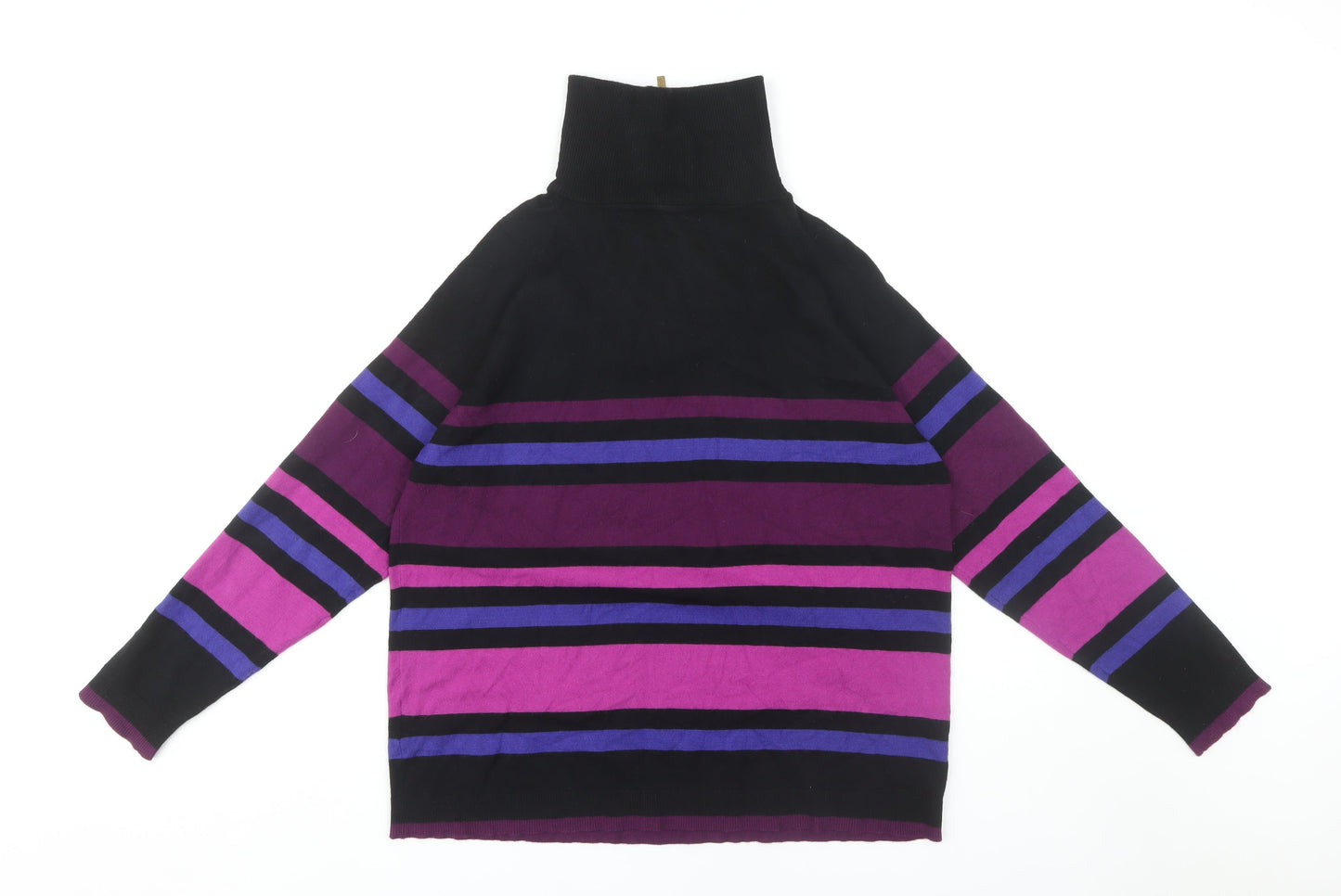 Isle Collection Men's Multicoloured Stripe Pullover M