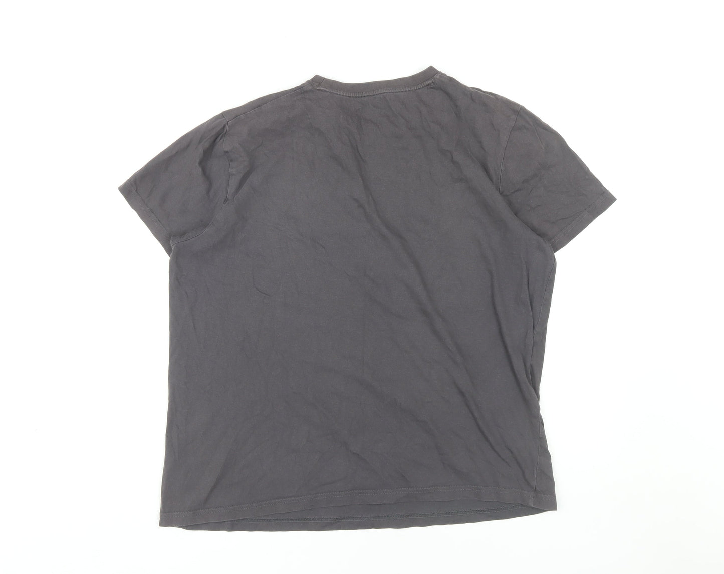 Kin by John Lewis Men's Grey Graphic Print T-Shirt L