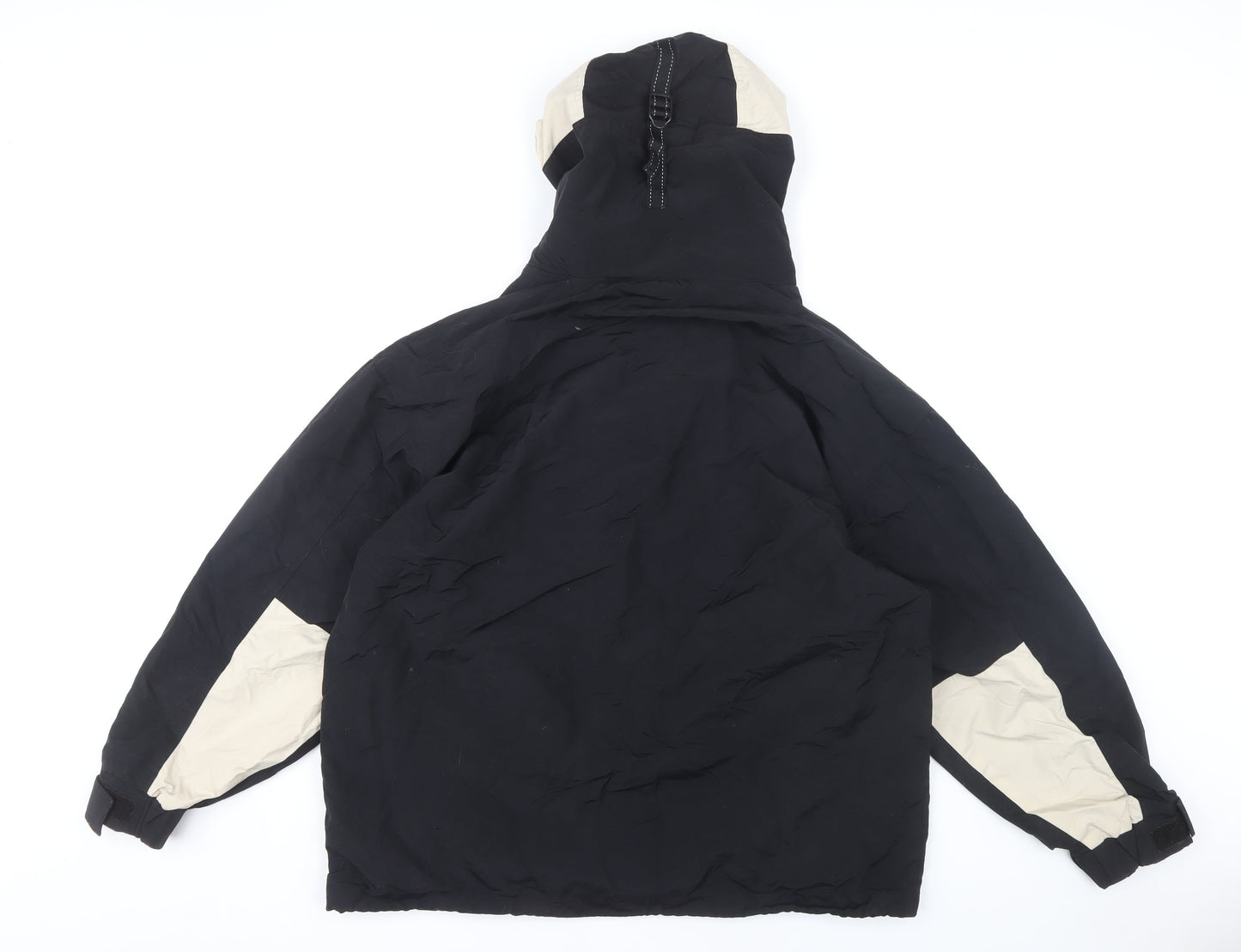 H2O Unisex Black Nylon Puffer Jacket M Waterproof