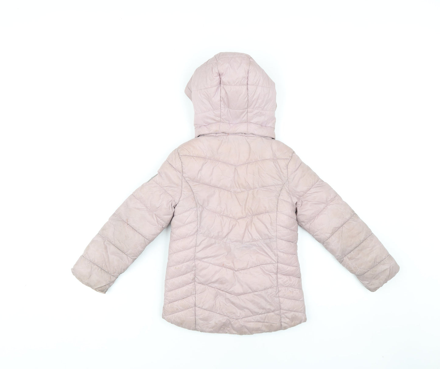 Everlast Girls Pink Hooded Puffer Jacket 4-5 Years