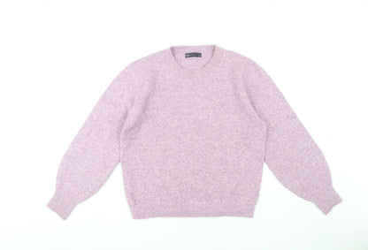 Womens UK Size M Marks and Spencer Purple Pullover Jumper