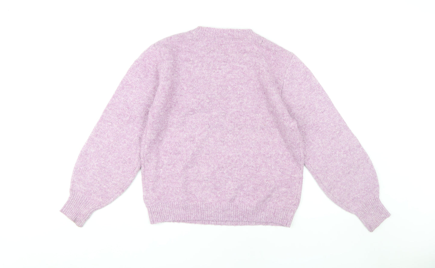 Womens UK Size M Marks and Spencer Purple Pullover Jumper