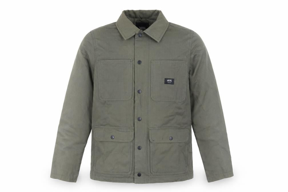 Mens UK Size XS VANS Green Military Jacket