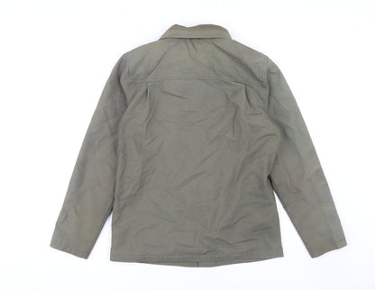 Mens UK Size XS VANS Green Military Jacket