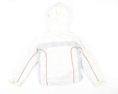 Trespass Boys White Ski Jacket Winter Coat 11-12 Years