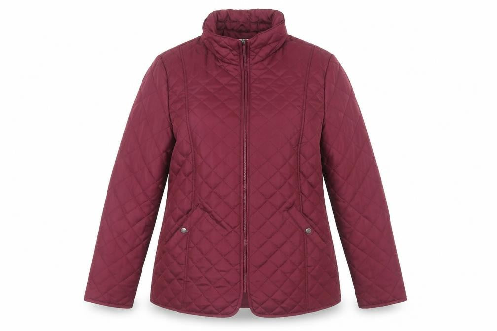 Womens UK Size 12 Julipa Red Quilted Coat