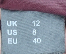 Womens UK Size 12 Julipa Red Quilted Coat