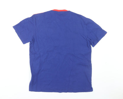 Mens UK Size L Genuine Merchandise Blue  T-Shirt