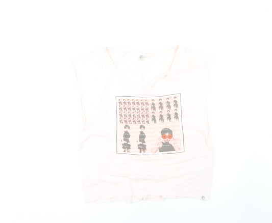 Womens UK Size L O'Neill Pink Basic T-Shirt