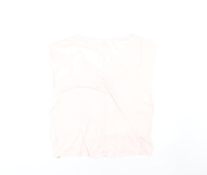 Womens UK Size L O'Neill Pink Basic T-Shirt